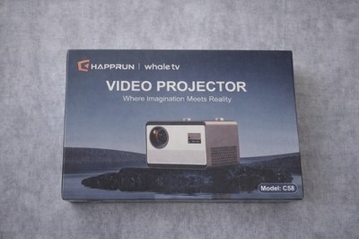 Happrun WhaleTV C58 Video Projector   Portable Movie Projector  Home Theater