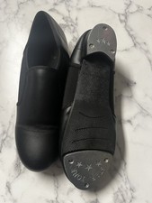 Star Tone Black Tap Dance Shoes, Size 8 M
