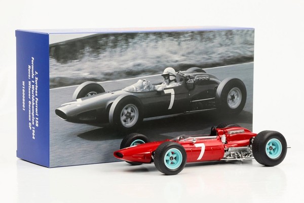 F1 Ferrari 158 #7 John Surtees Winner German GP World Champion 1964 1/18 Werk83-image