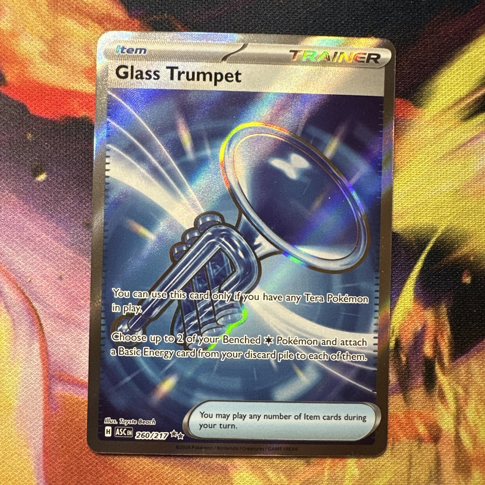 Glass Trumpet 260/217 Me: Ascended Heroes Holo Pokemon
