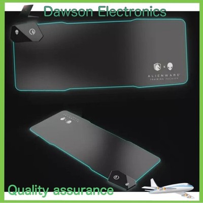 NewAlienware 15W Qi Wireless Charging RGB Gaming Computer Keyboard Pad Mouse Mat