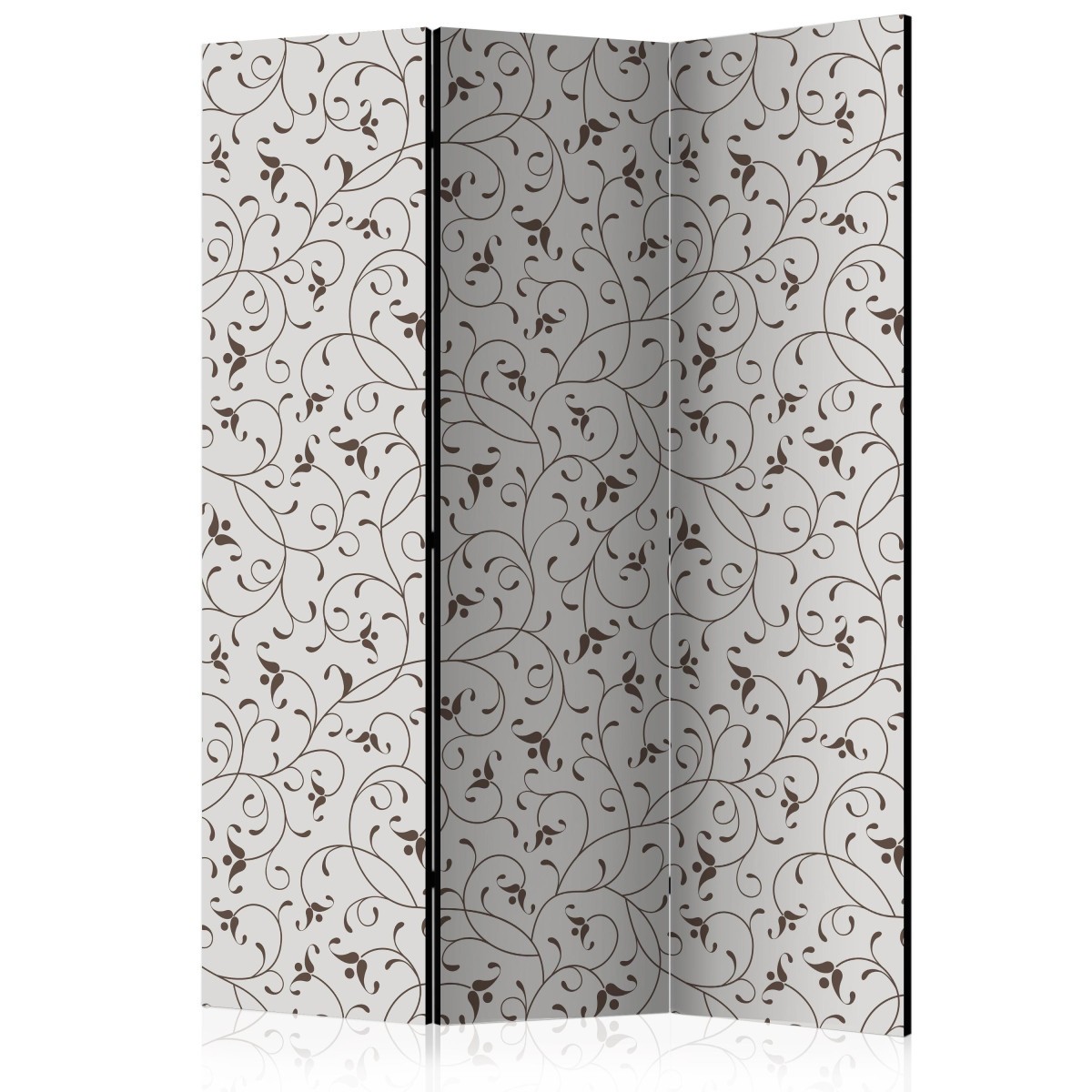 Paravent 3 volets imprimé Black Twigs pour instaurer une ambiance zen dans la chambre