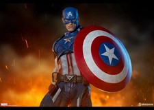 Marvel Captain America Premium Format Figure Sideshow Collectibles *Original Box