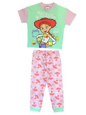 Disney Toy Story Jessie Niñas Manga Corta Pijama Rosa Algodón PJ Set 18M-6Y