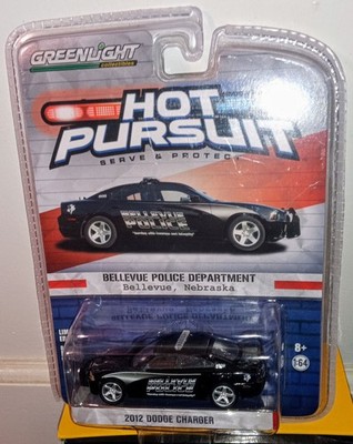 1:64 Greenlight HOT PURSUIT 2012 Dodge Charger hobby Bellevue