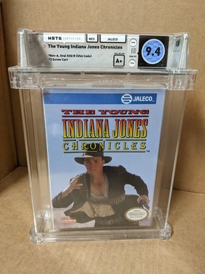The Young Indiana Jones Chronicles Wata graded 9.4 A+ Nintendo NES Jaleco