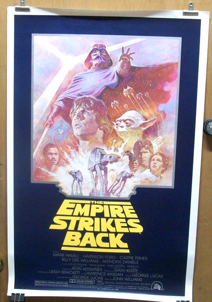 Preços baixos em Empire strikes Back Poster Indiana Star Wars V