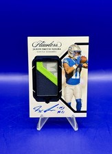 2024 Flawless Jaxon Smith-Njigba 2023 Rookie Patch Auto Sapphire /10 Seahawks