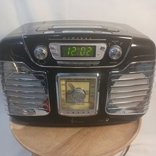 Emerson RET66BK Digital Dual Alarm Clock AM/FM Radio CD Player Works Great