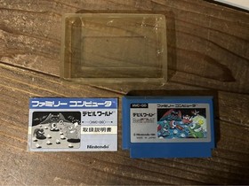 [FC] Famicom Software Devil World [Operation confirmed/Box /Instruction ]
