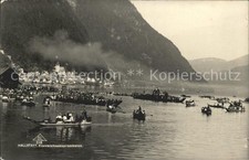 Hallstatt Austria Fronleichnamsprozession Boo...