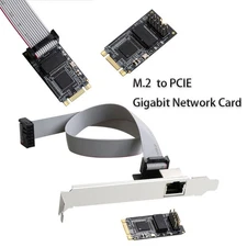 Internet Splitter Lan Card Gigabit Ethernet Network Card rj45 M.2 to PCIE card