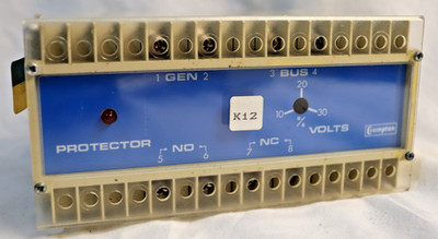 307-2644 Cummins Onan ANSI 25 256-PLDU Relay Sync Check Protector 120V Crompton