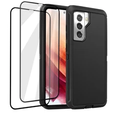 For Samsung Galaxy S21 5G Case Heavy Duty Shockproof Cover with Screen Protector