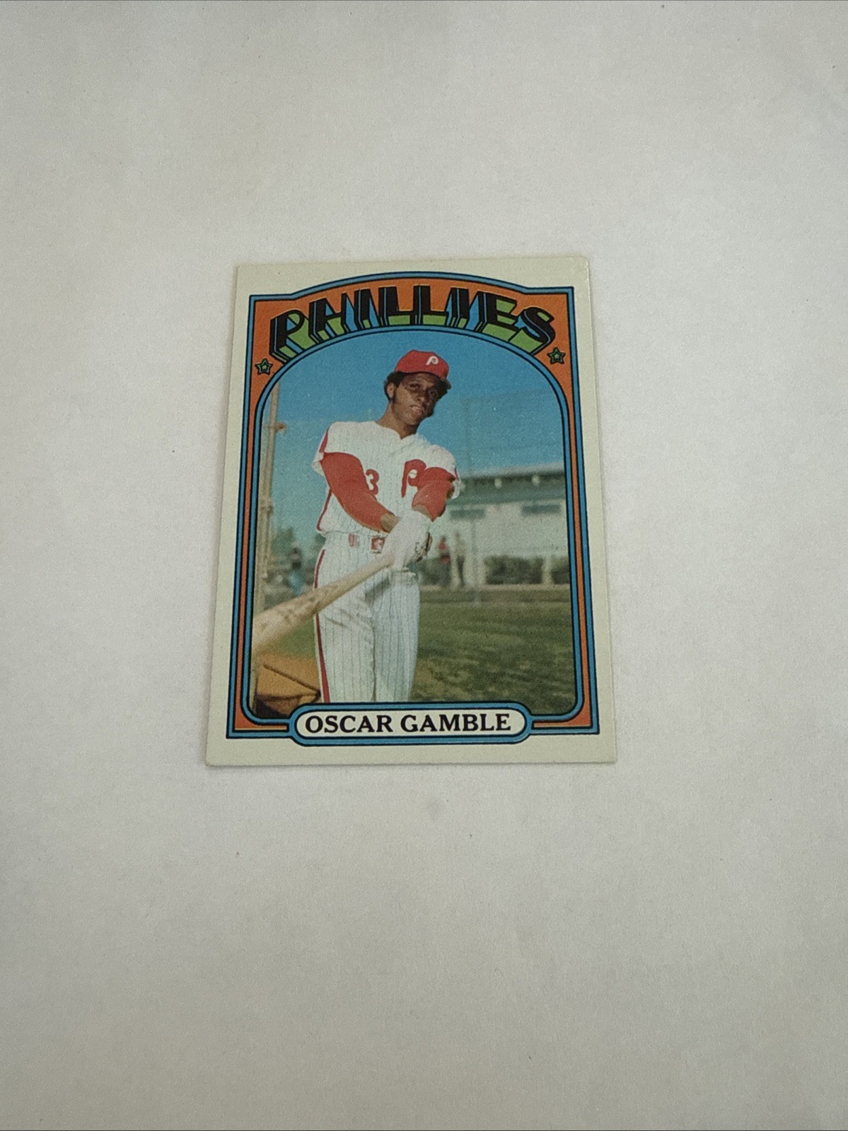1972 Topps #423 Oscar Gamble. EX