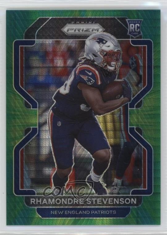 2021 Panini Prizm Rookie Hyper Prizm 171/175 Rhamondre Stevenson #367 Rookie RC