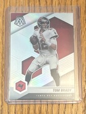 2021 Panini Mosaic Tom Brady #186 Prizm Tampa Bay Buccaneers Football Card