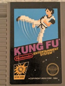 VTG NINTENDO NES KUNG FU GAME CARTRIDGE 5 SCREW 1984 Tested