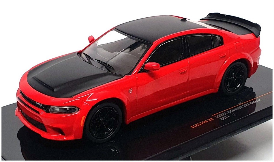 Ixo 1/43 Scale CLC534N.22 - 2021 Dodge Charger SRT Hellcat - Red