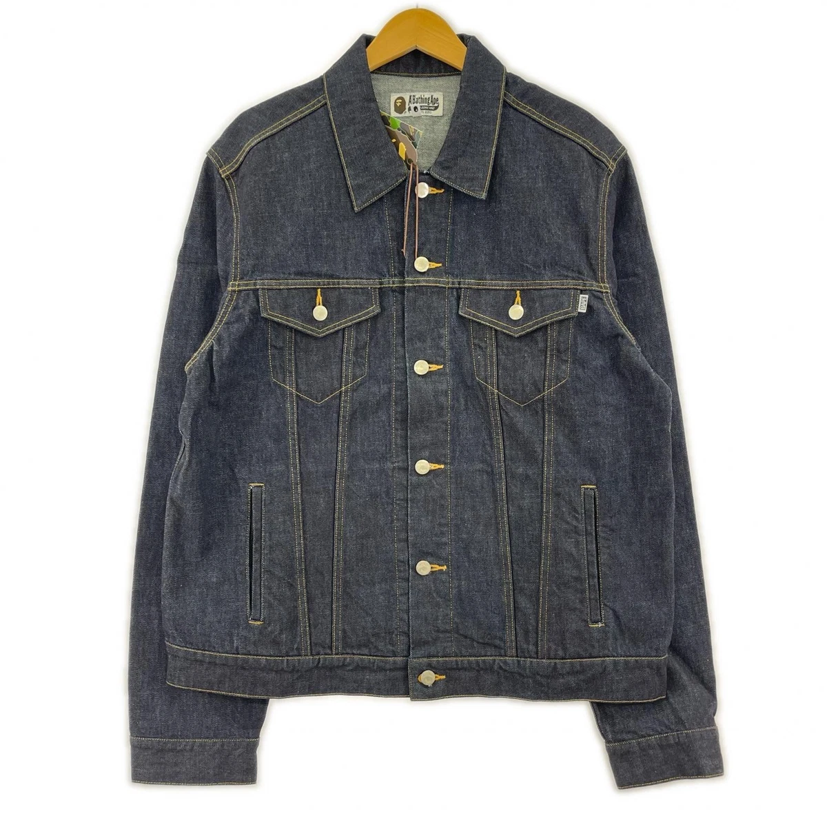 A Bathing Ape Denim Regular Size Coats, Jackets & Vests for Men