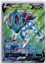 Suicune V (Full Art) Ultra Rare SWSH07: Evolving Skies 173/203 NM on eBay