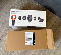 Brand New Sealed Dyson Hairdryer With Diffuser Attatchment - Prussian Blue
