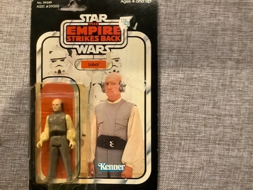 Vtg 1980 Star Wars Empire Strikes Back Lobot Action Figure