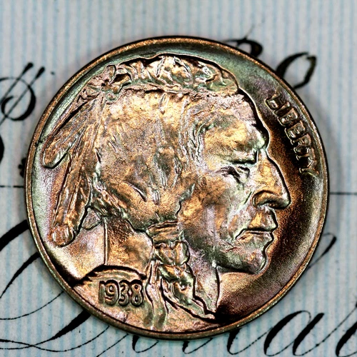 * 1938-D/D * PRISTINE++ GEM BU MS BUFFALO NICKEL * FROM ORIGINAL COLLECTION
