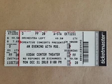 Moe. 2018 The Band Kodak Center Theater Ticket Stub December 31 12/31/18 NYE