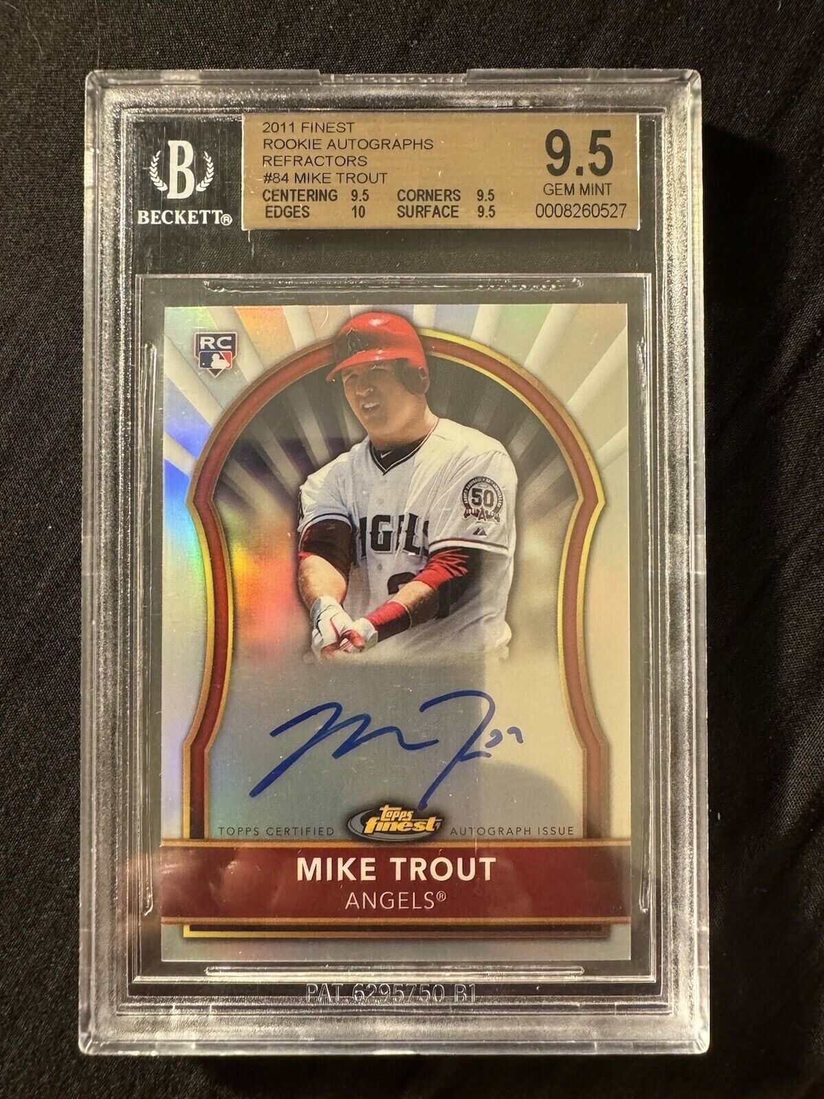 MLB☆マイク・トラウト 22 Topps Now 25枚限定直筆サインカード 【公式