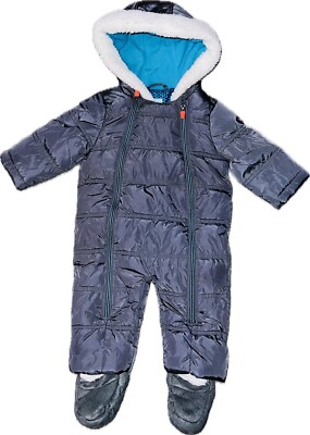 Ted Baker Baby boy Snowsuit 3-6 Months Blue UK
