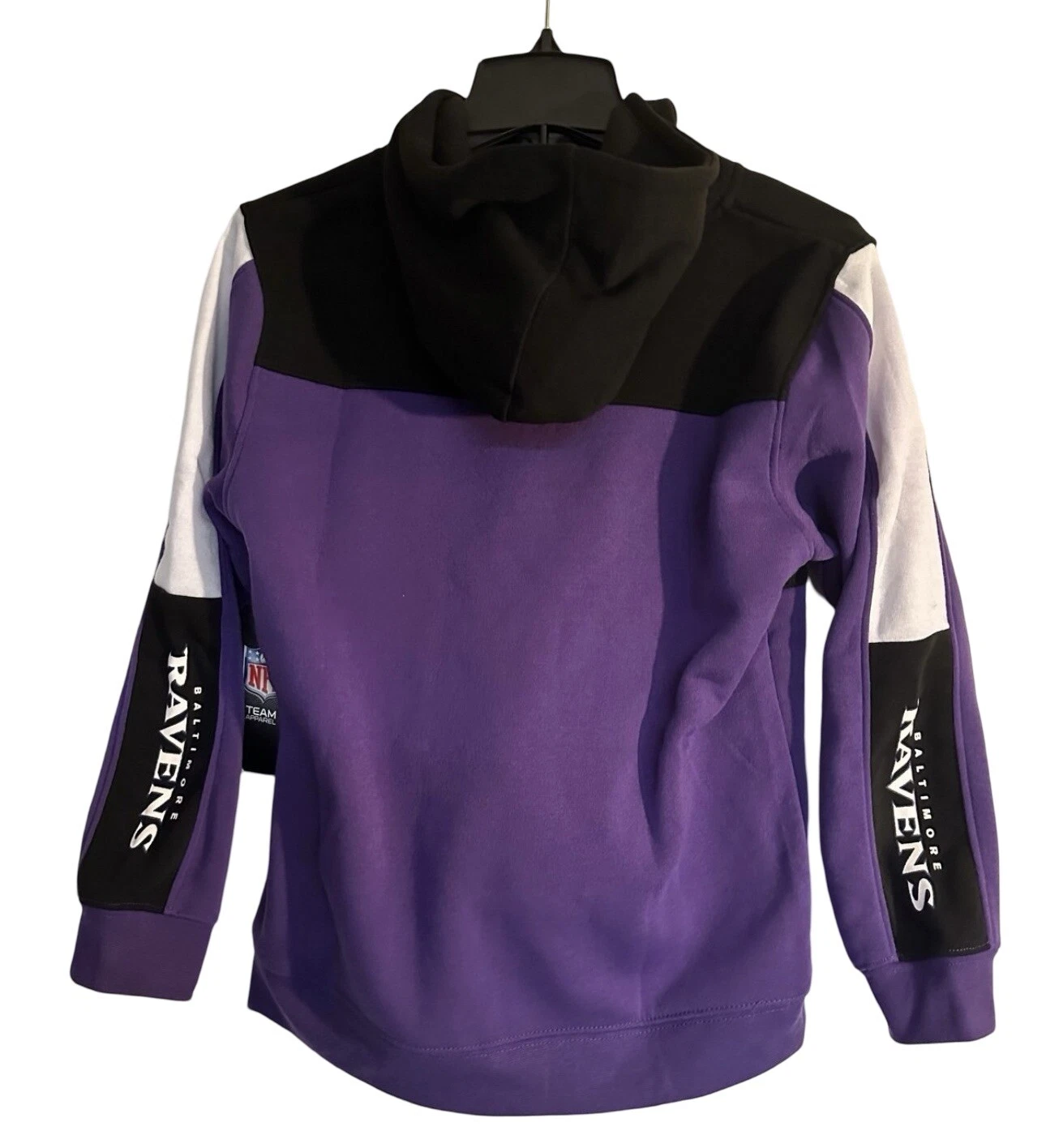 VETEMENTS Felpa con cappuccio Baltimore Ravens NFL Youth Tg. 14 16