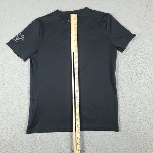 Under Armour T Shirt Boys Size Medium Black Heatgear Casual Short Sleeves Kids - Picture 6 of 9
