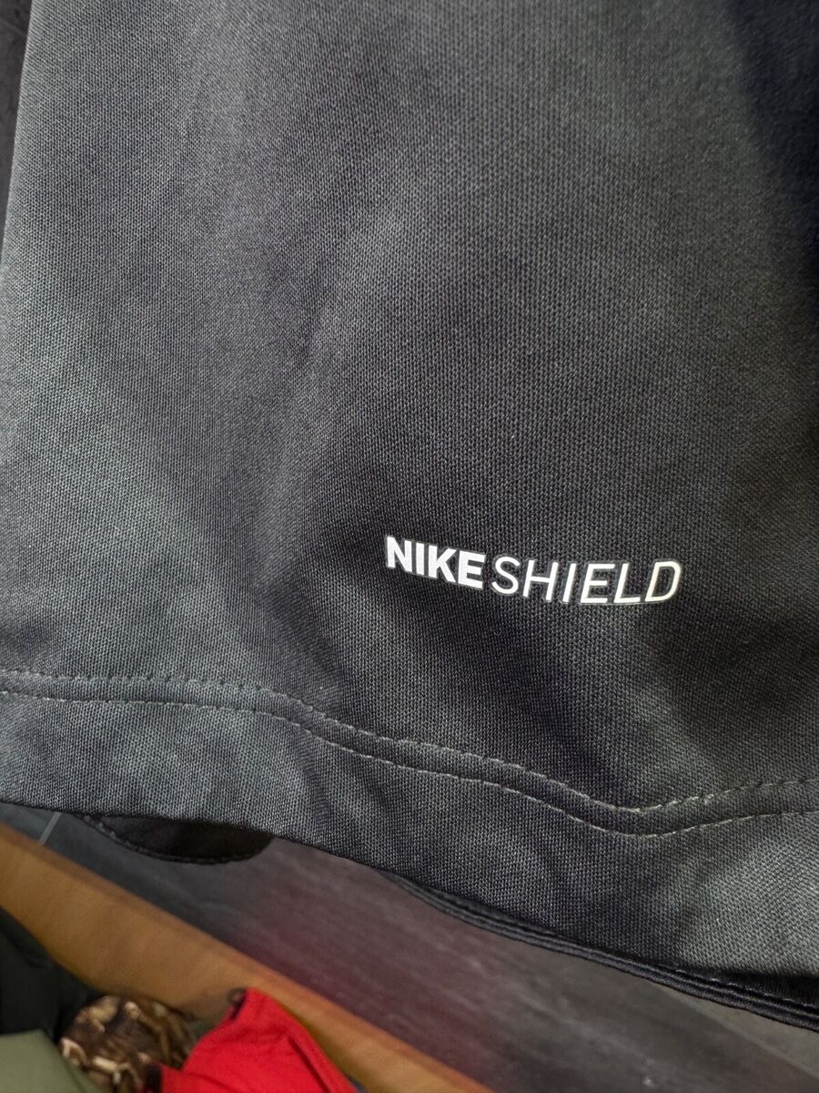 Men's Nike Shield Anthracite Liverpool Strike Quarter-Zip Men's Nike Shield Anthracite Liverpool Strike Quarter-Zip