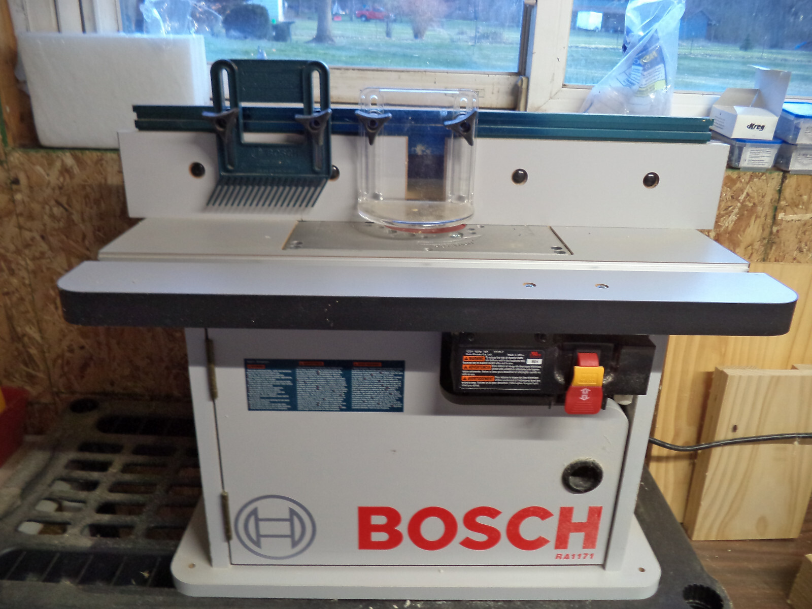 Bosch used RA1171RT 15 Amp Style Corded Router Table eBay