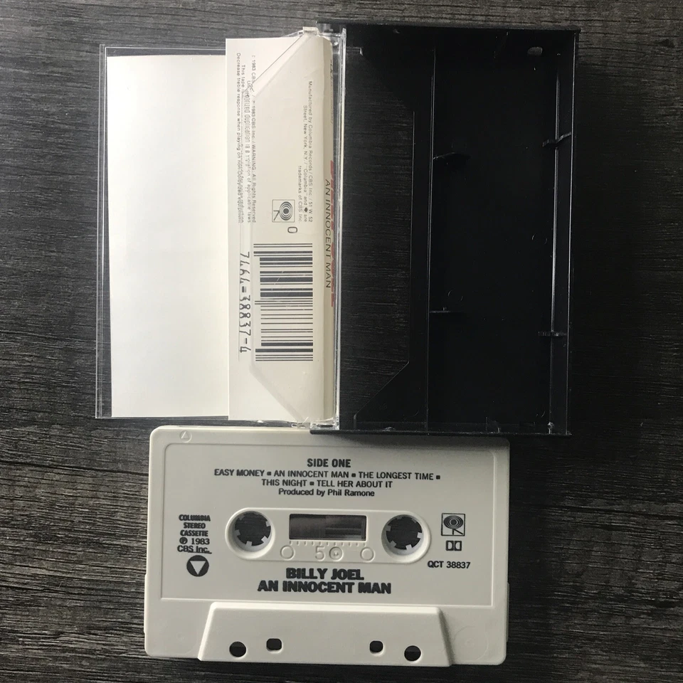 Vintage Billy Joel  An Innocent Man 1983 Cassette Tape CBS Records - Image 3 of 4