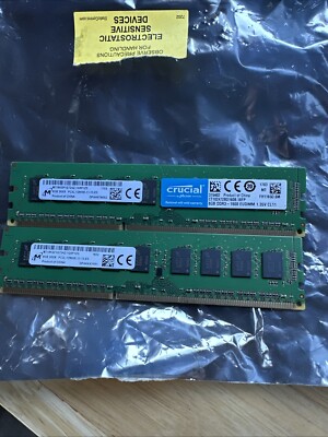 Micron 8GB 2Rx8 DDR3 RAM Modules MT18KSF1G72AZ-1G6E1ZE