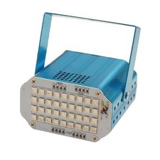 10W RGB 7-Color LED Voice-activated Flash Strobe Stage Light for Party Bar