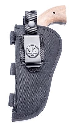 Taurus 44 Tracker 4'' | Nylon OWB Outside Belt Gun Holster with Ammo Loops