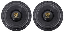 2 Rockville W10K9D4 10" 6400 Watt Car Audio Subwoofers Dual 4-Ohm Subs