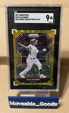 2021 Panini Prizm Luis Robert #248 Tier III Gold Donut Circles 10/10 SGC 9