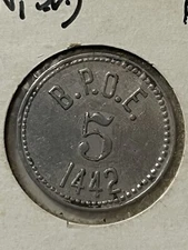 Madison, SD Token: B.P.O.E. 5 1442, Elks Lodge #1442, TC-115815