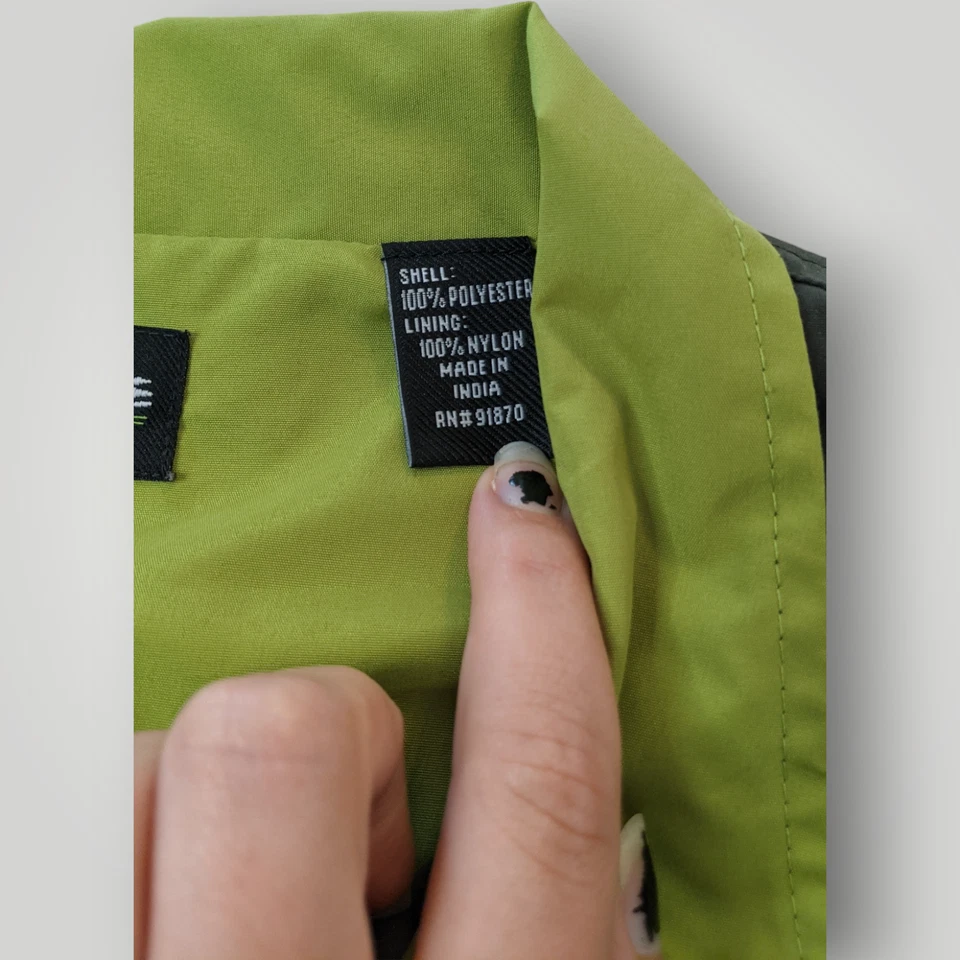 Camisa Bolle GOLF Hombre M Resistente al Agua Resistente al Viento NEGRO GRIS VERDE 1/4 Cremallera Foto 4 de 4