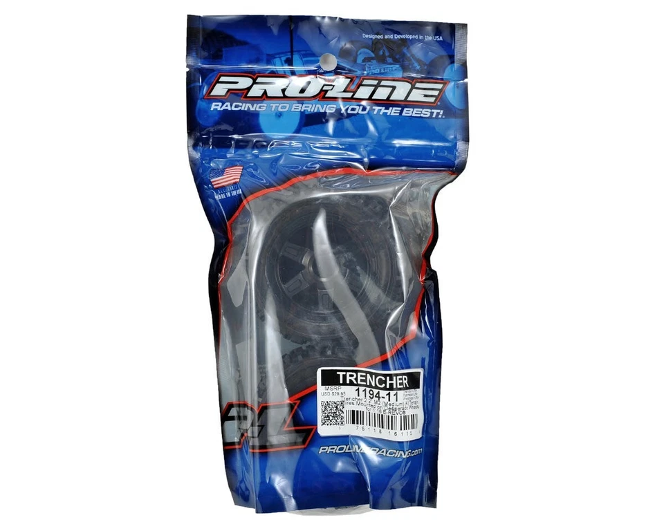 Pro-Line Pre-Mounted Trencher Desperado Wheels (2) (Black) - Image 2 of 3