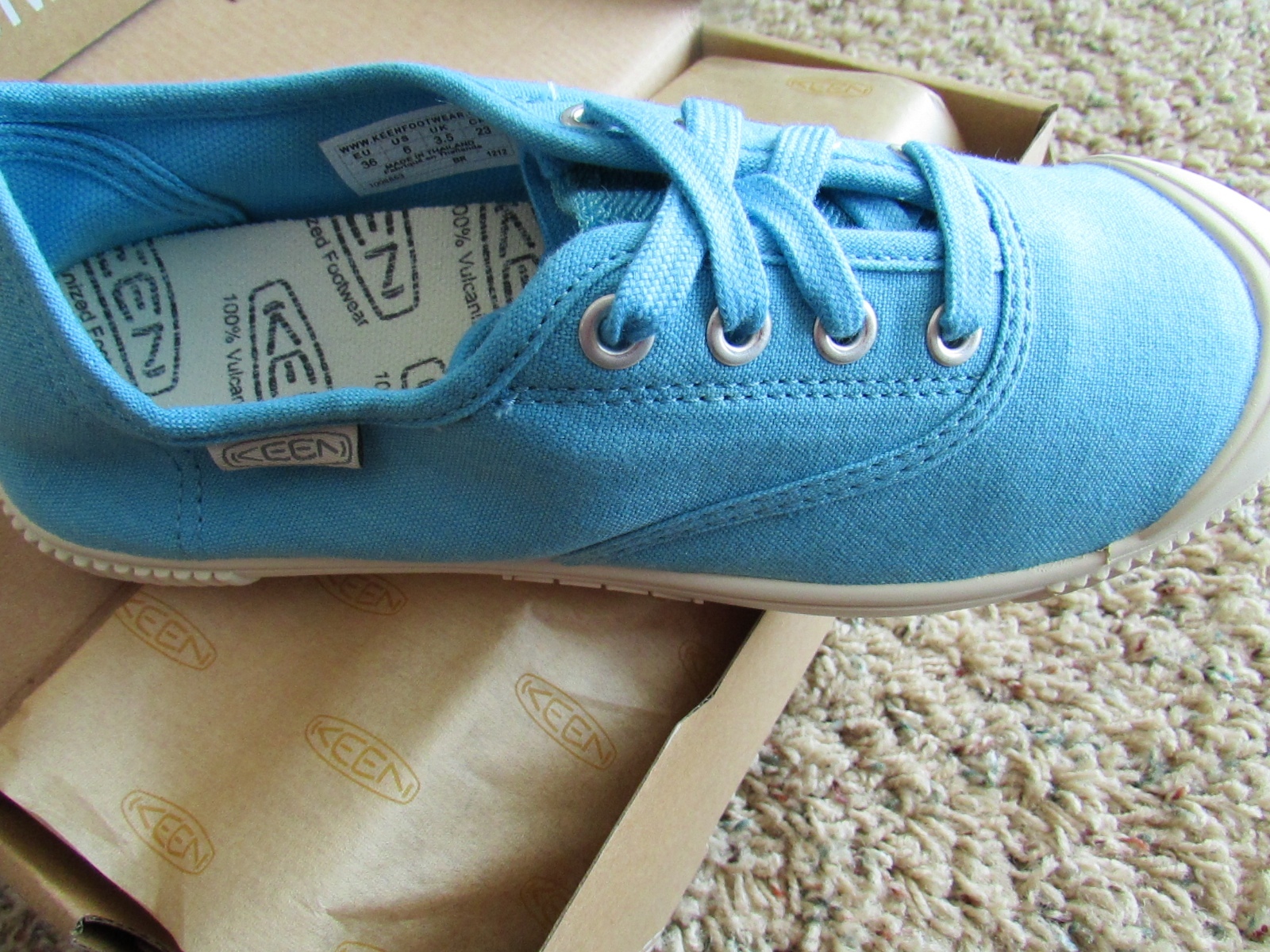 NUOVE SCARPE KEEN MADERAS OXFORD DONNA 6 BLU NORSE STILE: 1008850 SPEDIZIONE GRATUITA