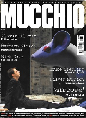 Mucchio 644 2008 Hermann Nitsch Nick Cave Bruce Sterling Silber Mt. Zion Marcorè