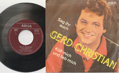 GERD CHRISTIAN + 1970 + SAG IHR AUCH + Küß mich und lieb mich + AMIGA Records