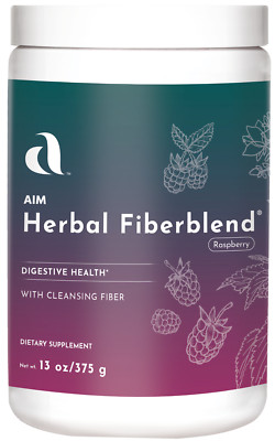 AIM Herbal Raspberry Fiberblend 13oz Cleanse Detox Fiber 30 Day Supply
