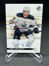 2019-20 Upper Deck SP Authentic Leon Draisaitl Limited Auto /25 #37 Oilers SP