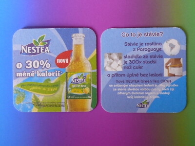 NESTEA     Softdrink aus Tschechien        Bierdeckel     NEU